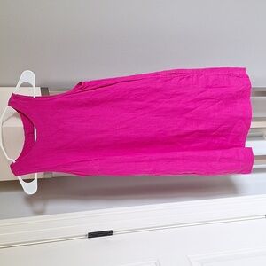 J.Crew Hot Pink Linen Dress Size XXS